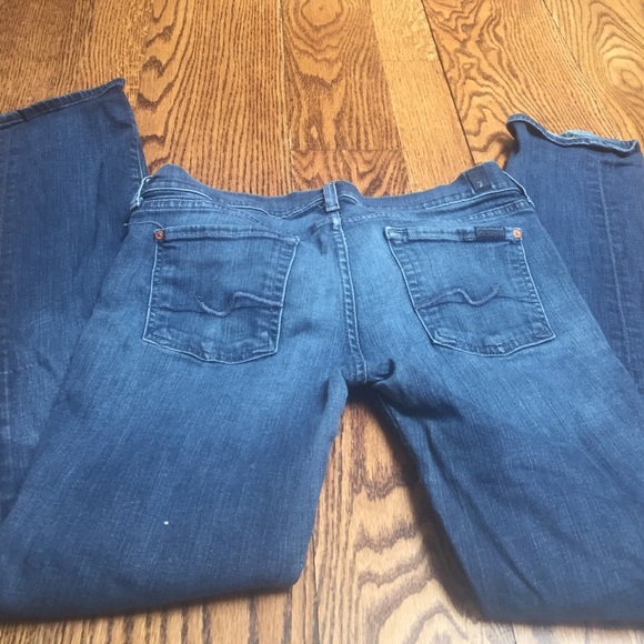 COPY - Seven for all mankind straight leg jeans 30 - Picture 3 of 4